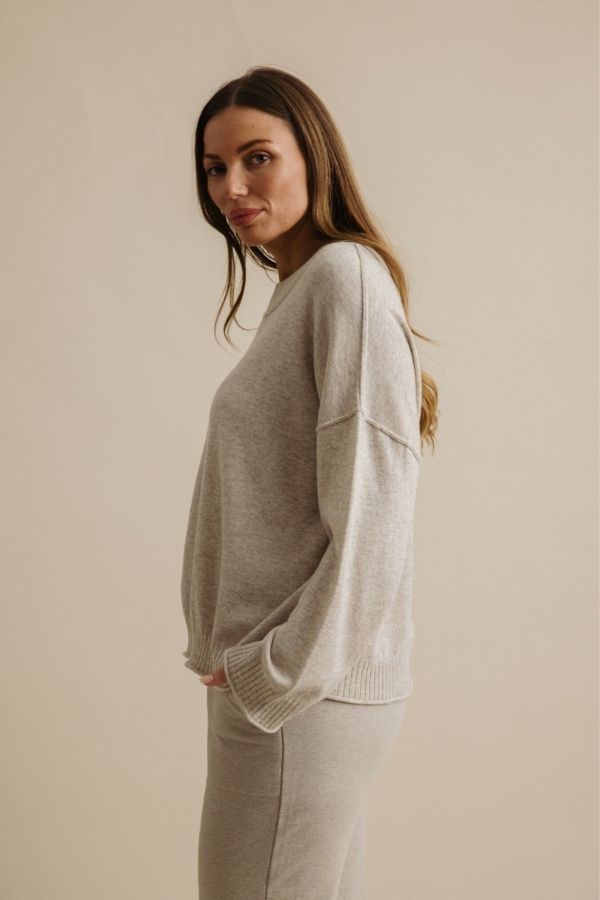 Elevate Crew Pullover Buckwheat