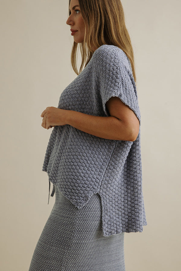 Ladder S/S Pullover Chambray