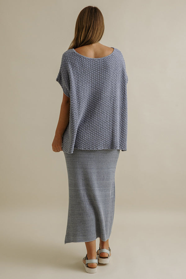 Ladder S/S Pullover Chambray