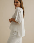 Nautilus S/S Top Milk