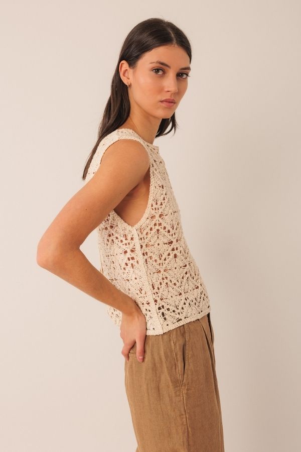 Lace Knit Top