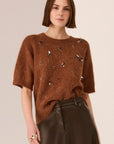 Haviland Beaded Knit Tee