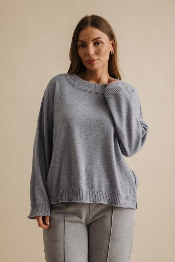 Elevate Crew Pullover Ocean