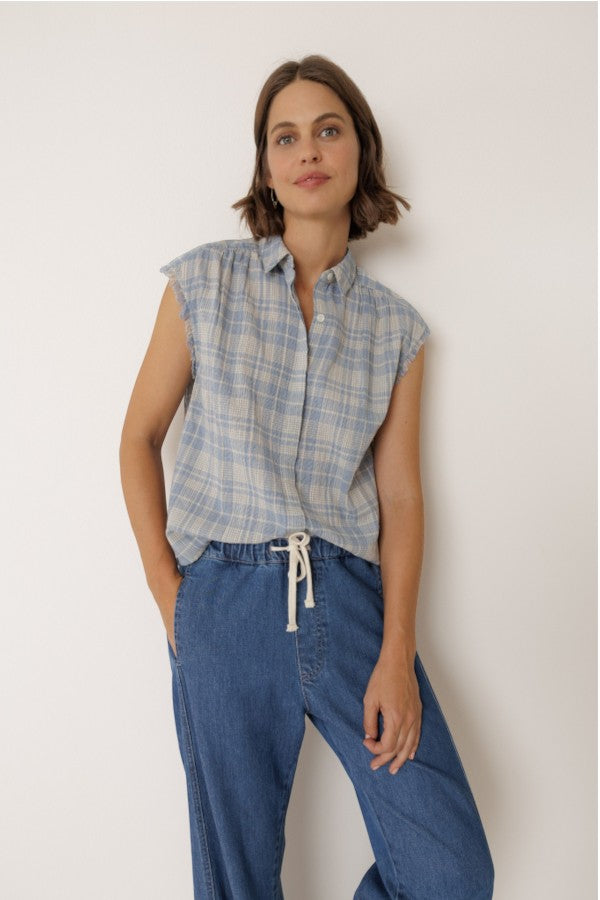 Frayed Cotton Shirt