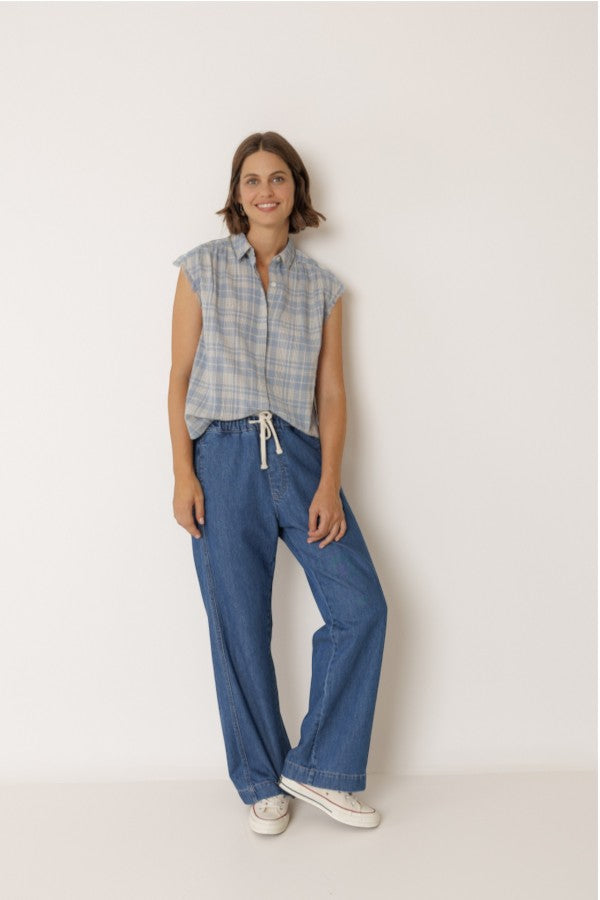 Frayed Cotton Shirt