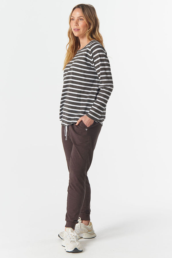 Hero Stripe Raglan Tee