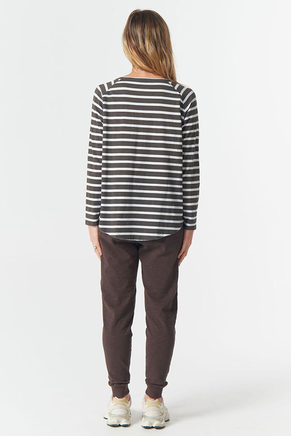 Hero Stripe Raglan Tee