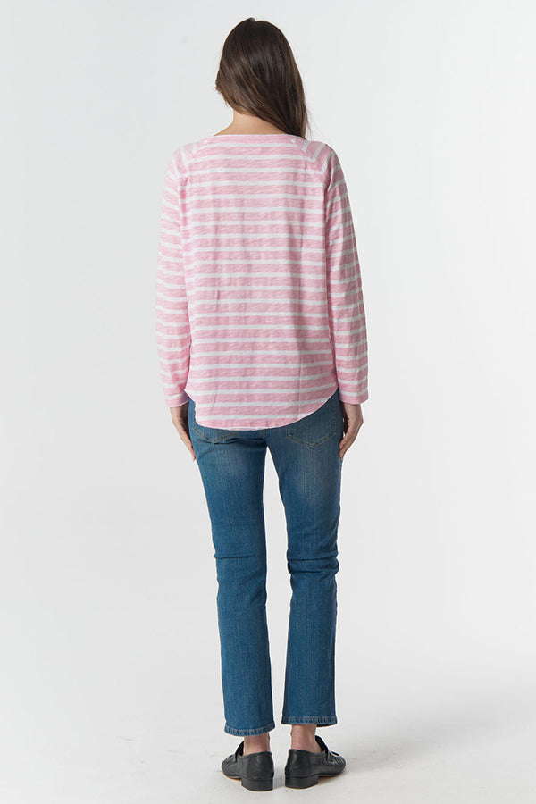 Hero Stripe Raglan Tee
