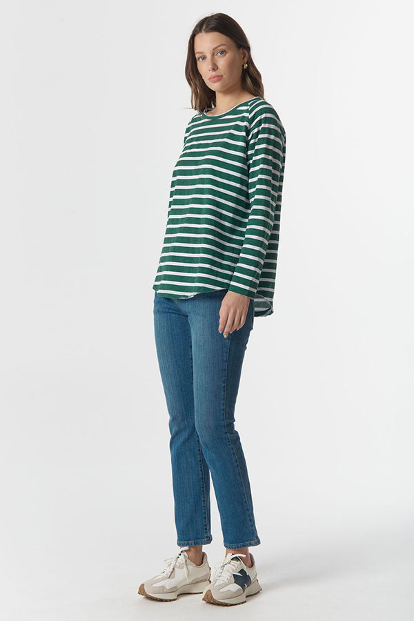 Hero Stripe Raglan Tee