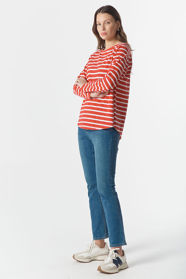 Hero Stripe Raglan Tee