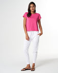 Front Split SS Tee