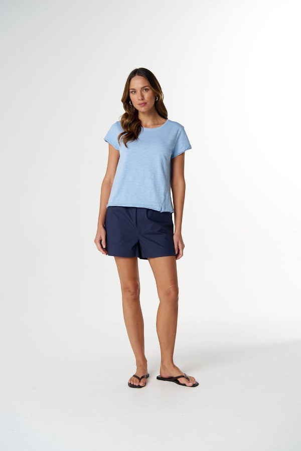 Front Split SS Tee