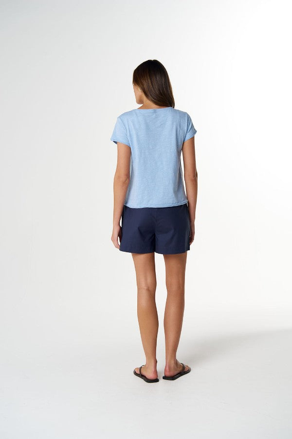 Front Split SS Tee