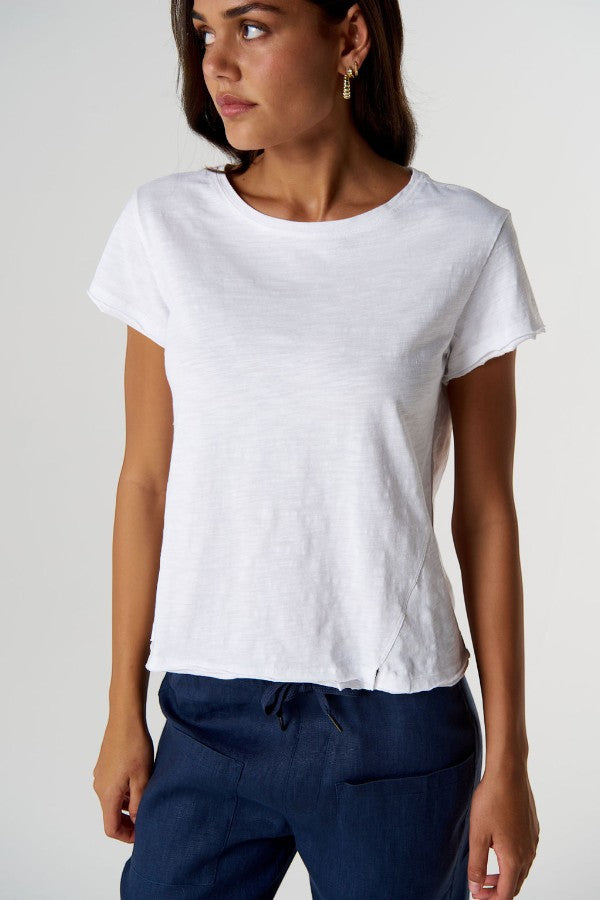 Front Split SS Tee