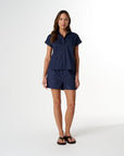 Chill Cotton Cap Sleeve Shirt
