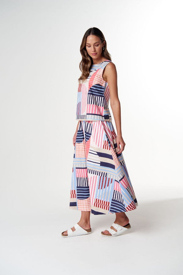 Sundown Maxi Skirt Print