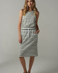 Stripe Cotton Skirt