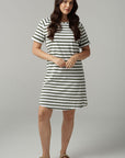 Stripe Raglan Dress