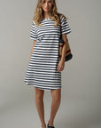 Stripe Raglan Dress