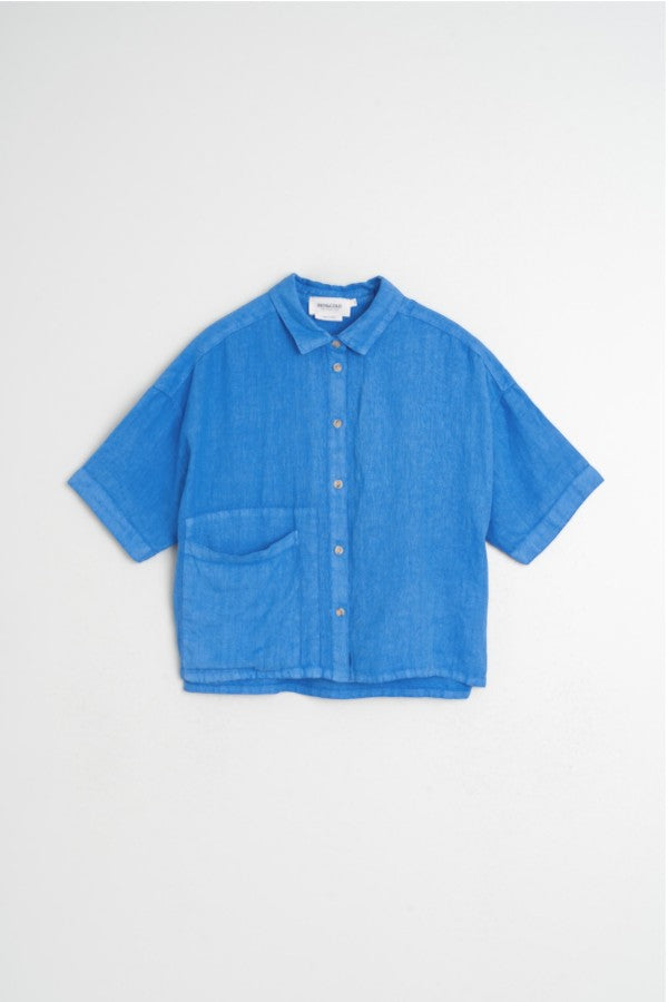 Crop Linen Shirt