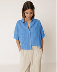 Crop Linen Shirt