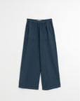 Straight Poplin Pant Navy