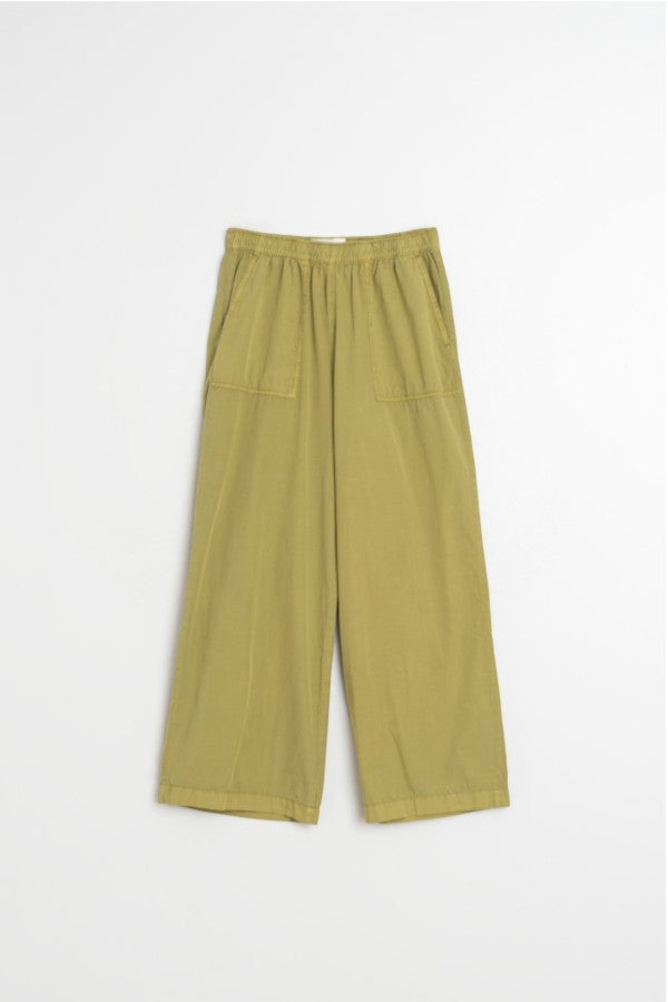 Straight Poplin Pant Apple