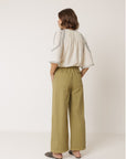 Straight Poplin Pant Apple