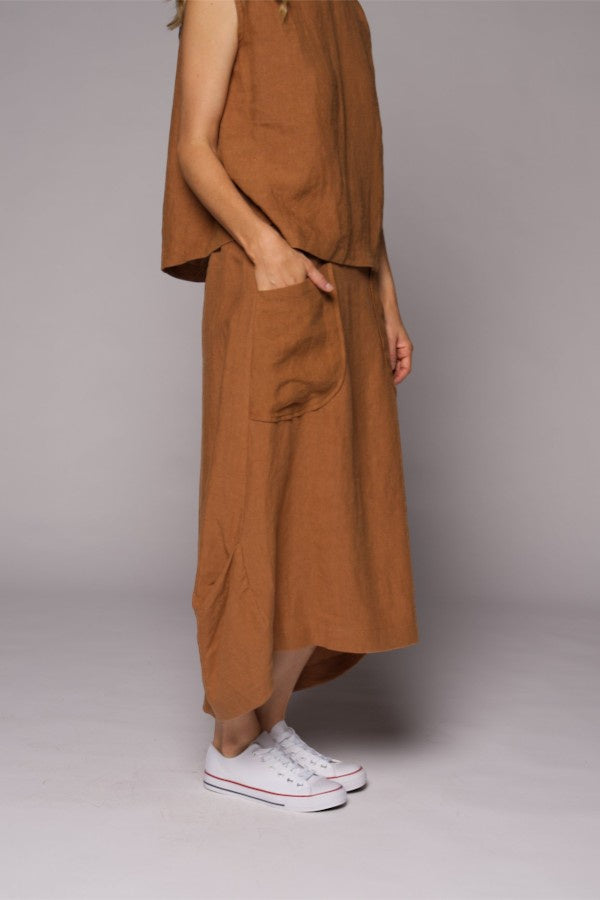Peggy Skirt Tobacco