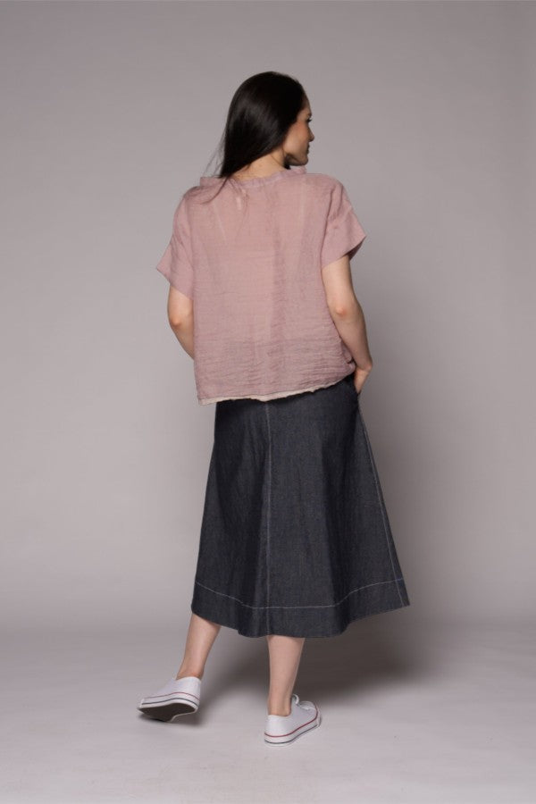 Gauze Tee Musk
