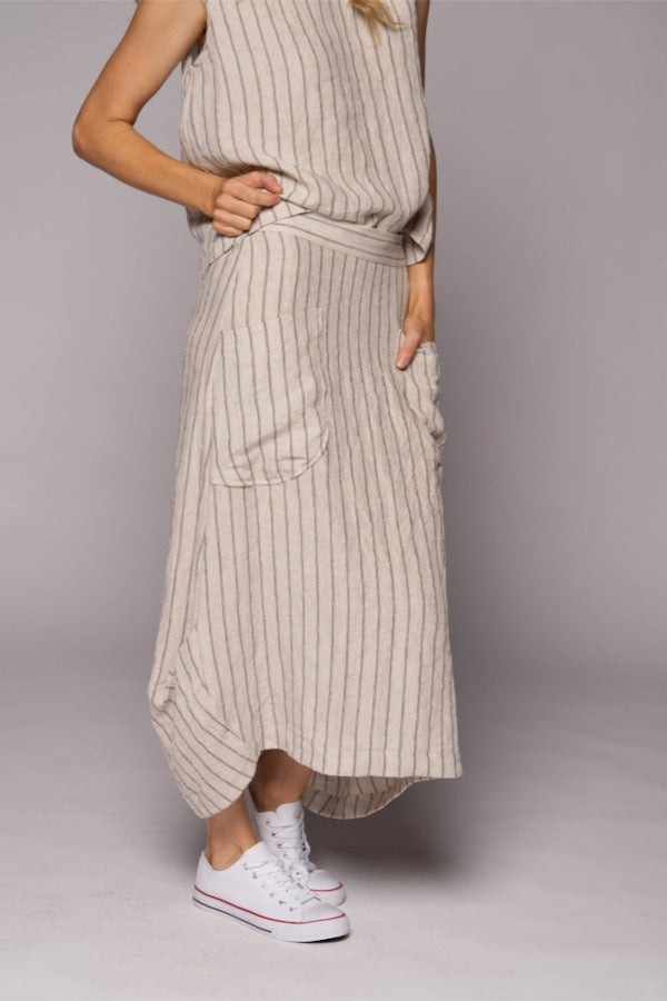 Peggy Skirt Clyde Stripe