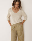 Organic Cotton Boucle Knit