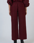 Linen Pant - Redwood