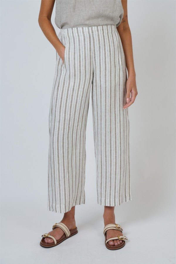 Flat Front Pant Travertine