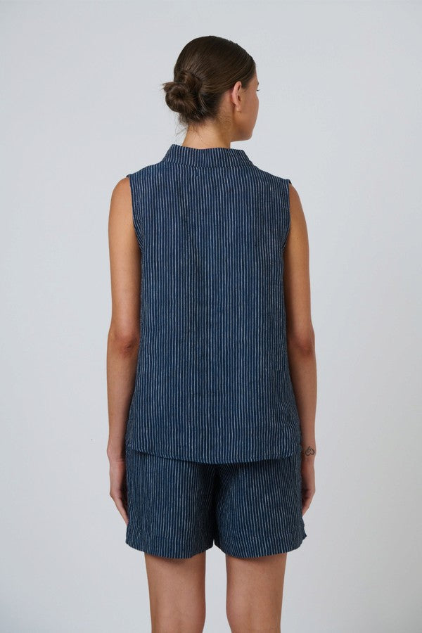 Tie Neck S/L Top Streamlined