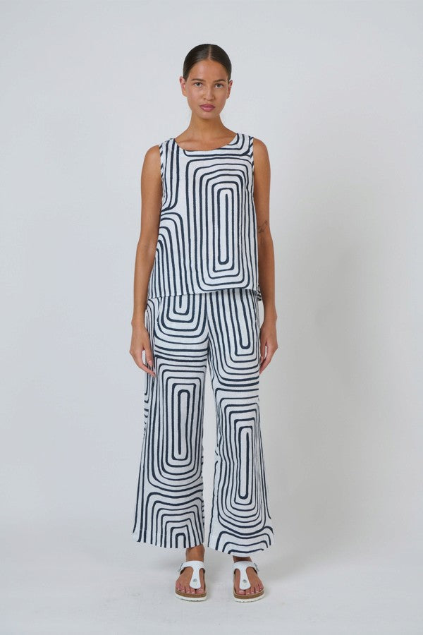 Flat Front Pant Maze