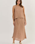 Linen Skirt Brick