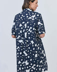 Ink Barnacles Collar Dress