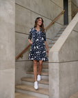 Ink Barnacles Collar Dress