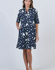 Ink Barnacles Collar Dress
