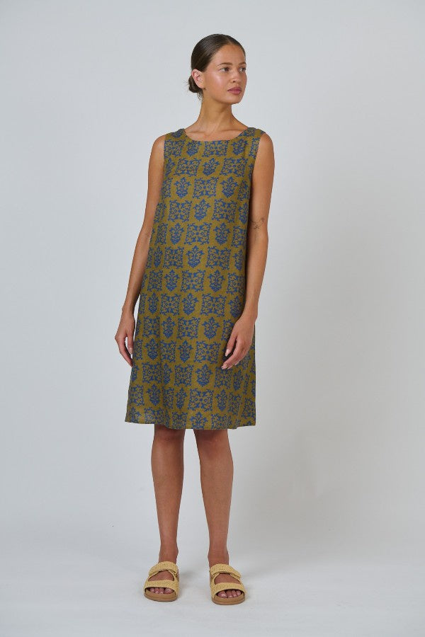 Tie Back Dress Motif