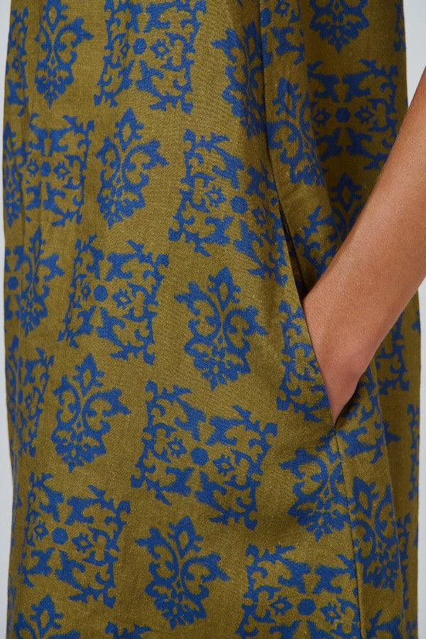 Tie Back Dress Motif