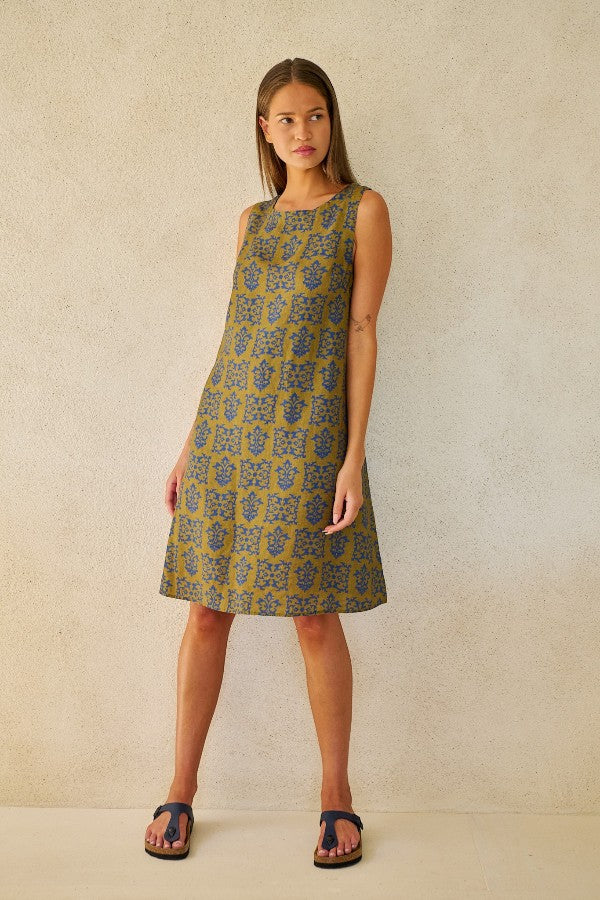 Tie Back Dress Motif