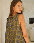 Tie Back Dress Motif