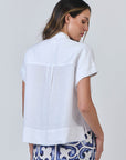 White Button Up Top