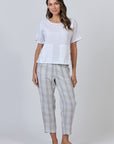 White Short Sleeve Top