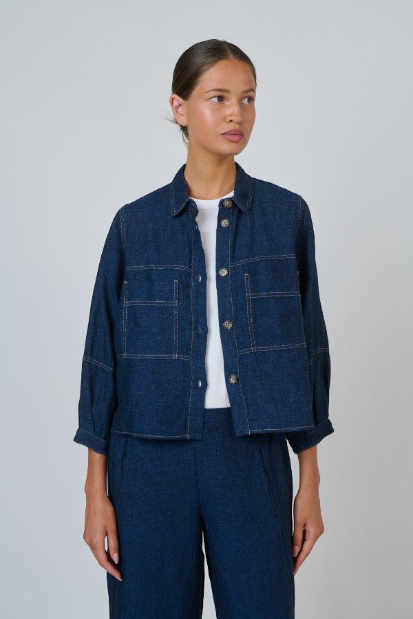 Pocket Detail Jacket Eclipse