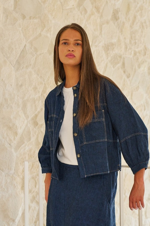 Pocket Detail Jacket Eclipse