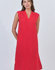 Buoy V Neck S/L Dress