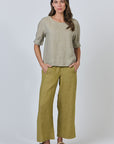 Bamboo Flat Front Pant